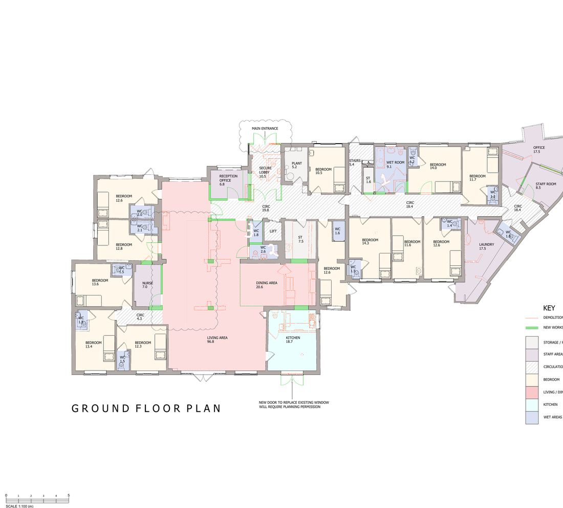 Proposed floor plan